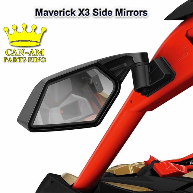 CanAm Maverick X3 Racing Side Mirrors for sale CanAm Parts King